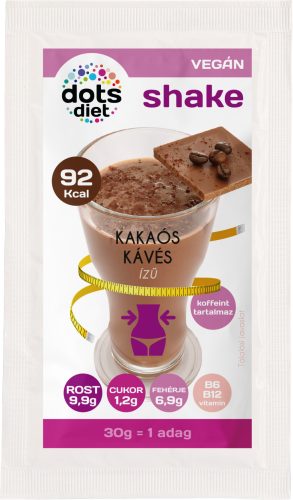 Dotsdiet shake por kakaós kávés ízű 30 g