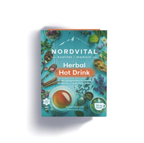 Nordvital herbal hot drink forró italpor 30 db