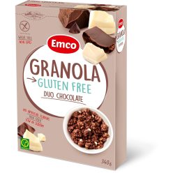 Emco gluténmentes müzli kétféle csokoládéval 340 g