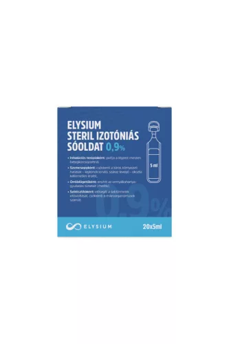  Elysium steril izotóniás sóoldat  20 db