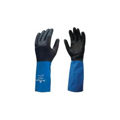   SHOWA CHM latexre mártott neoprén vegyszerálló védőkesztyű  24 db