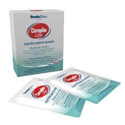Kézfertőtlenítő törlőkendő BRADOLIFE törlő 5 db
