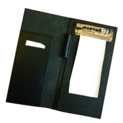 Műbőr recepttartó orvosi táskába fekete/bordó