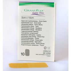 GRANUFLEX EXTRA THIN 5 X 10 CM hydrocolloid kötszer