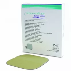   GRANUFLEX EXTRA THIN 10 X 10 CM hydrokolloid vékony kötszer