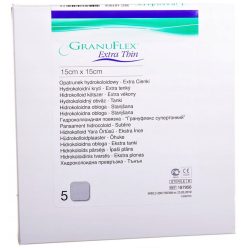   GRANUFLEX EXTRA THIN 15 X 15 CM hydrokolloid vékony kötszer