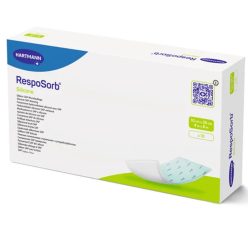  RESPOSORB SILICONE 10 X 20 CM (10) szuperabszorbens hidrocelluláris kötszer szilikonréteggel
