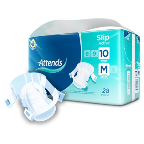 ATTENDS SLIP ACTIVE 10M ÉJSZAKAI PELENKA (2608 ML) 14x