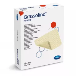 GRASSOLIND KENŐCSTÜLL 10 X 10 CM steril seb kötszer
