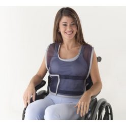 Betegrögzítő mellény kerekesszékbe