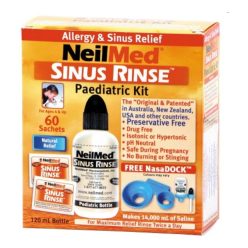   Orr és arcüreg öblítő gyerekeknek NeilMed 120ml/60 tasak