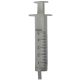 Fecskendő 5 ml műanyag, kétrészes, steril