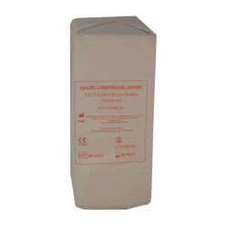   Mull lap 7,5x7,5 nem steril (20x30 cm-ről hajtogatott)  16 rétegű 100 db