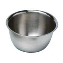 Rozsdamentes mély kerek tál 325 ml