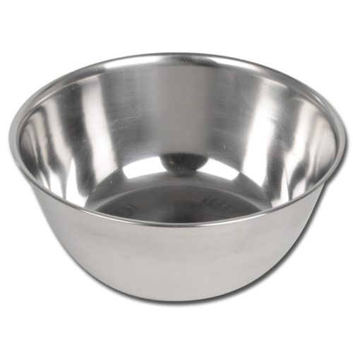 Rozsdamentes mély kerek tál 1940 ml