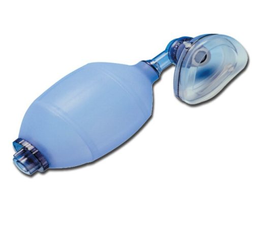 Lélegeztető ballon + maszk SZILIKON gyerek