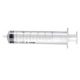Fecskendő 3 részes gumidugós 10ml