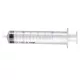 Fecskendő 3 részes gumidugós 20ml