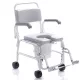 Tusolószék-fürdetőszék, szoba wc alumínium  M940