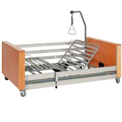   Ecofit Xtra elektromos betegágy 140x200 alumínim korlátokkal
