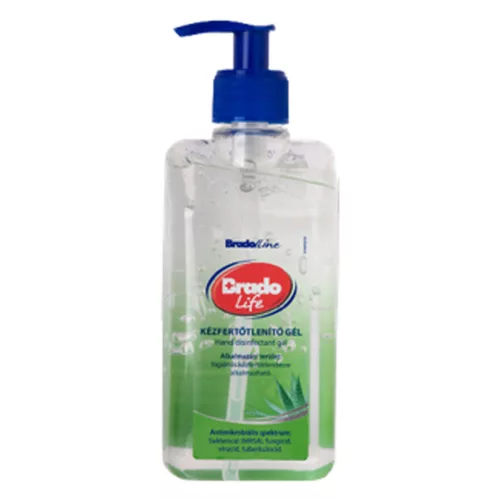 Fertőtlenítő BRADOLIFE GÉL 500 ml nyomókupakos kézfertőtlenítő