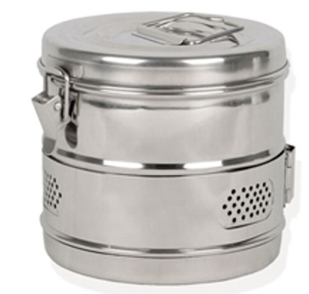 Sterilizáló doboz 15cm magas x 15cm átmérő