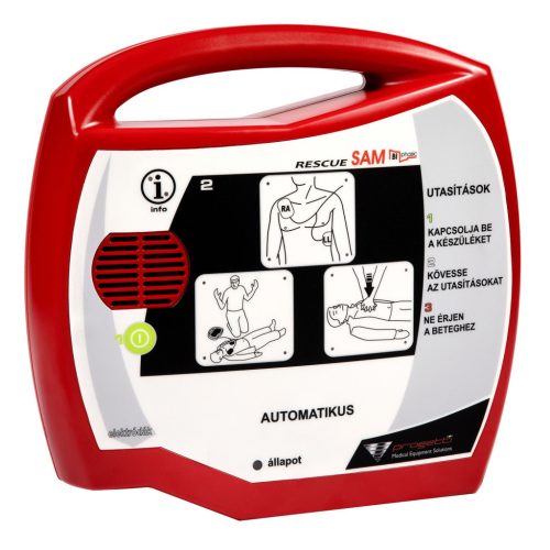 Defibrillátor RESCUE SAM PRO automata 200J - hordtáskával