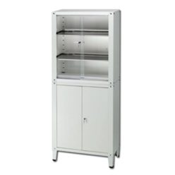 Műszer szekrény orvosi PREMIUM 2-2 ajtós 79 x 36 x 186 cm