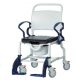 REBOTEC New York gördíthető tusoló szék szoba wc - állítható magasságú 150 kg