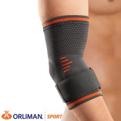   ORLIMAN SPORT elasztikus könyökszorító gél padokkal - PREMIUM