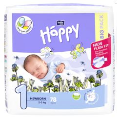 Bella Baby Happy NEWBORN 2-5 KG 82db/csomag