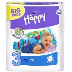 Bella Baby Happy MIDI 5-9 KG 70 db/csomag