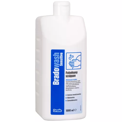 Fertőtlenítő BradoWASH SENSITIVE folyékony szappan 1000ml