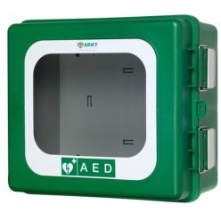   ARKY-ZÖLD defibrillátor fali kabin - kültéri - riasztóval