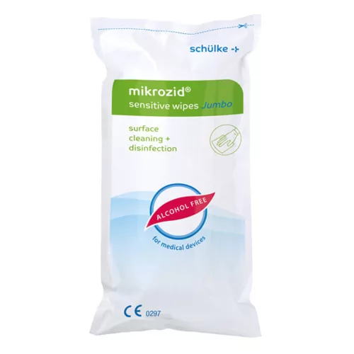 MIKROZID SENSITIVE WIPES 200 lap/doboz utántöltő, felület fertőtlenítő kendő