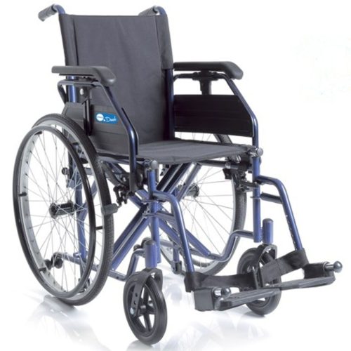 Kerekesszék DUAL - gyorskioldású aluminium kerekekkel 150kg-ig