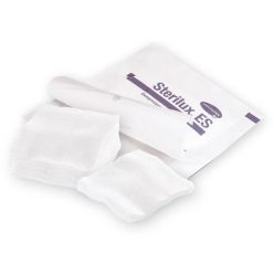   Sterilux ES 5x5cm, 8 rétegű nem steril hajtogatott mull lap 100lap/csomag