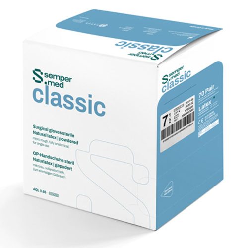 Sempermed classic steril púderes latex kesztyű