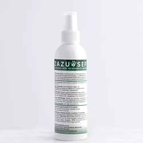 Zazusept spray 200 ml pumpás bőr és felület-fertőtlenítő folyadék