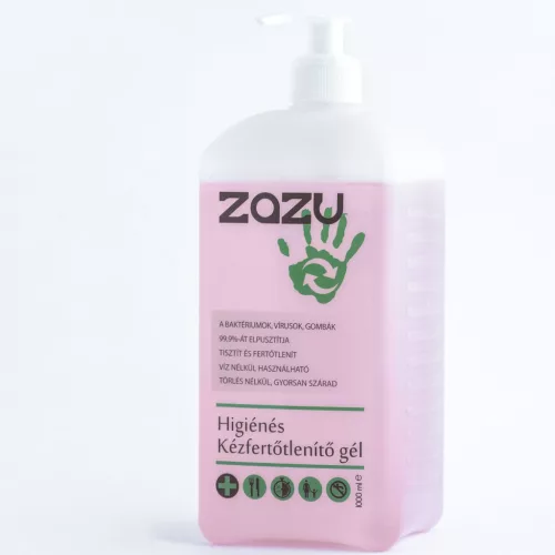 Zazu antibakteriális kézfertőtlenítő gél – 1000 ml