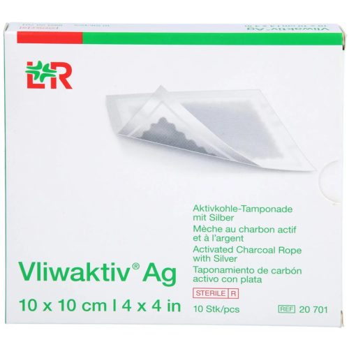 Vliwaktív AG tamponáló 10x10cm