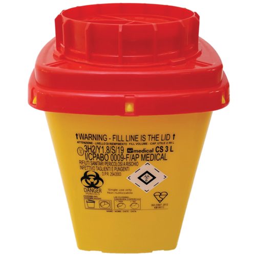 CS LINE veszélyes hulladék gyűjtő tartály - 3 l