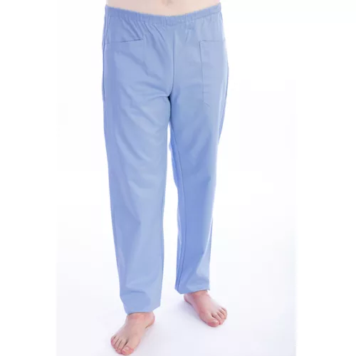 Nadrág orvosi, unisezex - pamut/polyester – világoskék