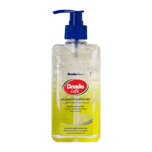 Bradolife kézfertőtlenítő gél 500ml citrom