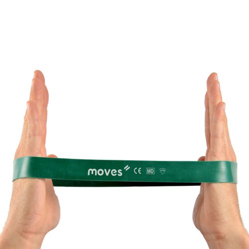 Moves Loop erősítő gumiszalag hurok | zöld | 3.8-10.7kg | 30 x 2,5 cm