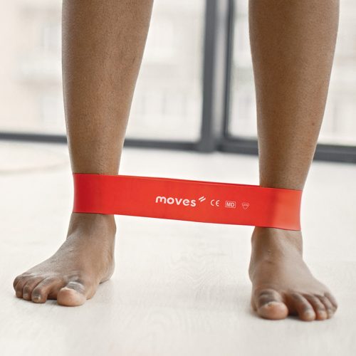 Moves Wide Loop széles erősítő gumiszalag hurok | bézs | 1.9-5.3kg | 30 x 7,5 cm 