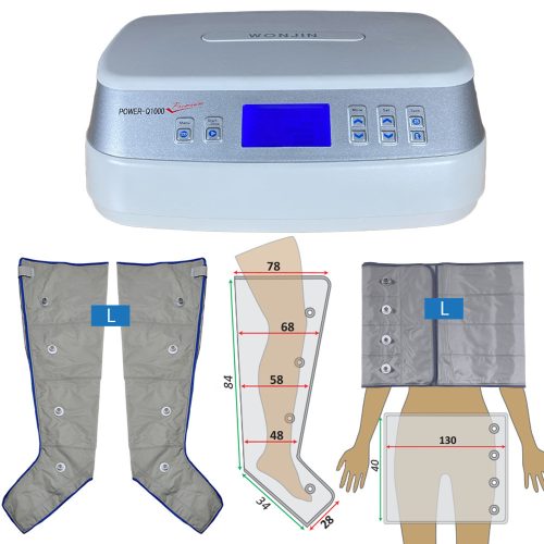 Power Q-1000 Premium készlet - L lábpár és L öv mandzsetták