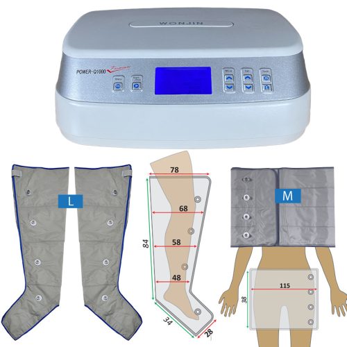 Power Q-1000 Premium készlet - L lábpár és M öv mandzsetták
