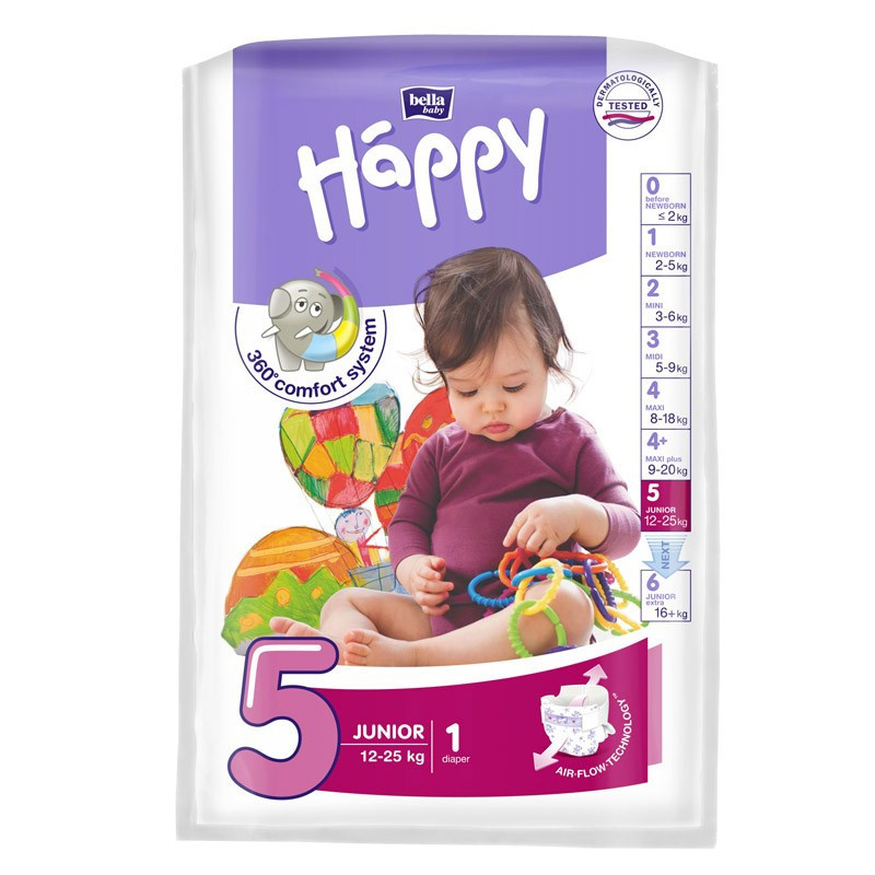 Image of Bella Happy Junior pelenka Big Pack 12-25kg - 58 db