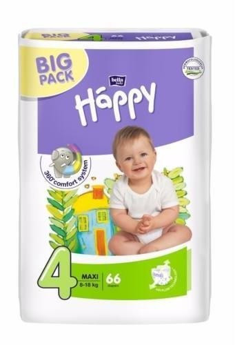 Image of Bella Happy Maxi Big Pack pelenka 8-18kg - 66 db